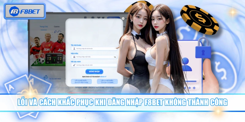 Cách Đăng Nhập F8BET Nhanh, An Toàn Trong 3 Bước Cơ Bản 3 Lỗi và cách khắc phục khi đăng nhập F8BET không thành công